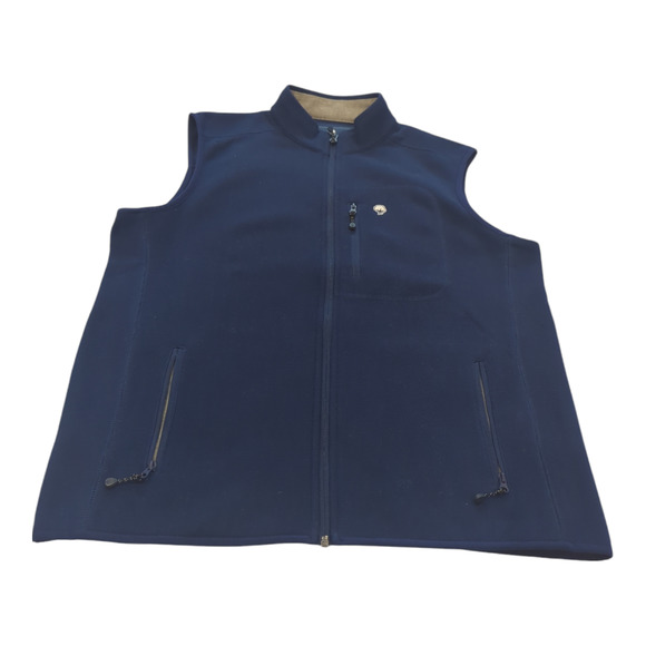 Southern Shirt Keeler Blue Vest Mens Large Full Zip - Picture 1 of 9